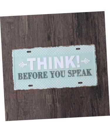 Cabilock Emblems Iron Painting Tin Signs Antique Signs Iron Sign Painting License Plate Iron Mark Vintage - Buy Online on GoSupps.com