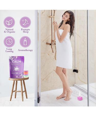 18 Pack Aromatherapy Shower Steamers - Self Care Gifts for Mother's Day & Birthday - Lavender, Mint, Rose, Coco, Ocean, Grapefruit Essential Oils - Relaxation Gifts for Women and Men - Buy Online on GoSupps.com