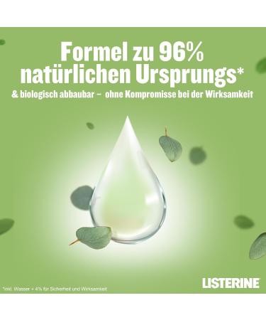Buy Listerine Naturals Gum Protection 500 ml | Biodegradable Alcohol-Free Antibacterial Mouthwash for Healthy Gums - International Shipping Available - Buy Online on GoSupps.com