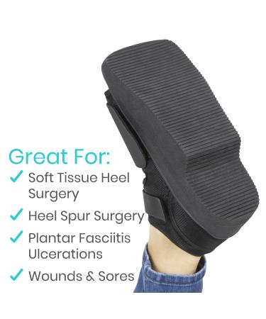Vive Wedge Post-Op Shoe - Offloading Boot for Heel or Ankle Pain - Medical Foot Recovery (Men's 9.5-11.5/Women's 8.5-10) Large - Buy Online on GoSupps.com