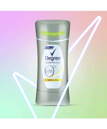 Degree 0% Aluminum Free Deodorant for Women - 48H Odor Protection, Uplifting Citrus, Pack of 4 (2.6 oz) - Buy Online on GoSupps.com