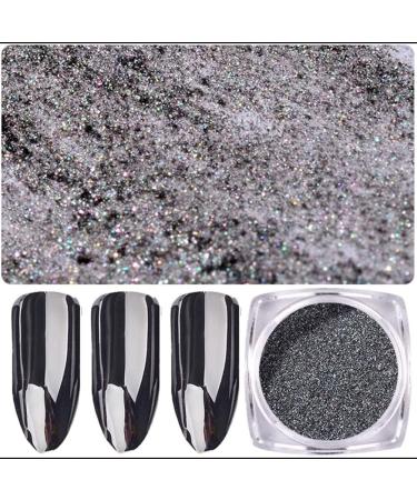 ANKROYU 1g/bottle Nail Mirror Powder Nail Glitter Nail Mirror Shining Powder Chrome Nail Powder Pigment Glitters Dust Nail Manicure DIY Nail Art Decoration - Buy Online on GoSupps.com
