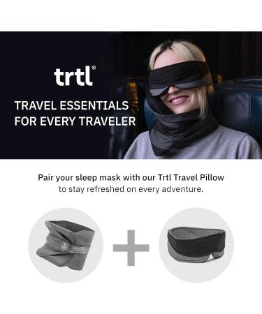 Trtl Glimpse Sleep Mask - Comfortable Blackout Eye Mask for Travel | Breathable & Includes Travel Bag & Ear Buds - Buy Online on GoSupps.com