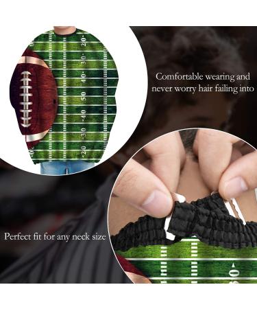 American Football Waterproof Haircut Cape for Adults & Kids | Professional Barber Cape with Adjustable Snap Closure - 51x55 - Buy Online on GoSupps.com