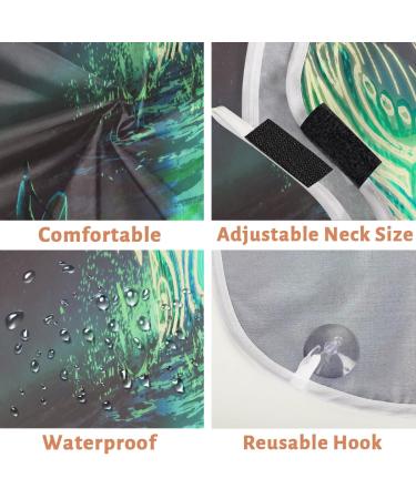 Big Fish Beard Bib Hair Catcher for Men | Non-Stick Shaving Trimmer Cape with Suction Hooks | Perfect Birthday Gift for Fathers & Husbands - Buy Online on GoSupps.com