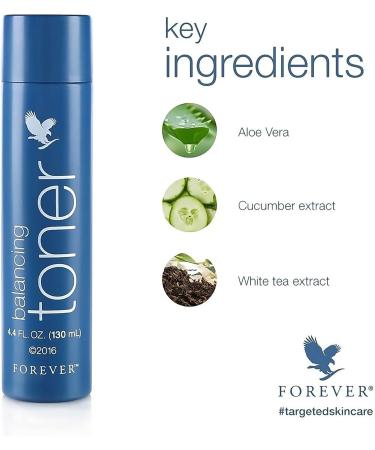 FLP Forever Living Balancing Toner (4.4FL. OZ 130ml) Toner for Face Cleanser Toner Skin Care Facial Toner with Organic and Natural Ingredients Skin Toner That Provide You Quality Results - Buy Online on GoSupps.com