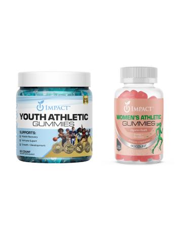 IMPACT Women Athletic Gummies & Youth Athletic Gummies - Multivitamin for Women & Kids