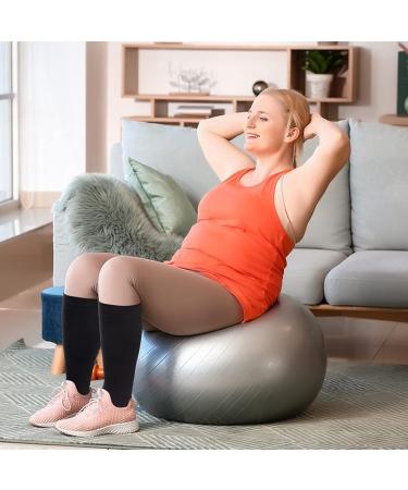 NOVAYARD Plus Size Compression Socks for Women & Men | 20-30 mmHg Extra Wide Calf Support | 3 Pairs XX-Large - Buy Online on GoSupps.com