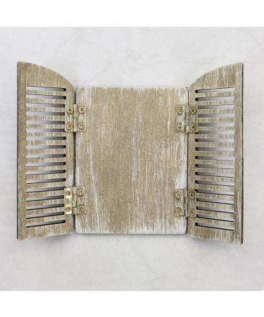 Prima Marketing Memory Hardware-Wood Shutters | Vintage-Inspired Home Decor - Buy Online on GoSupps.com
