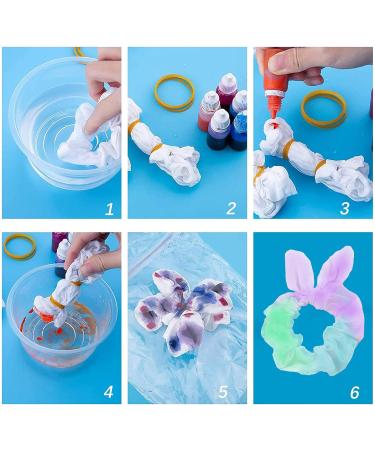 Mrriyai White Hair Tie Scrunch - 8 Elastic Ponytail Holders for Women & Girls | Stylish Hair Accessories - Buy Online on GoSupps.com