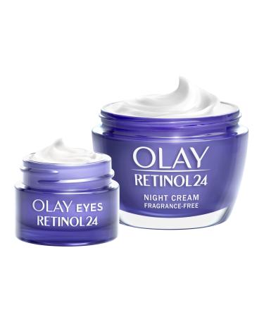 Olay Regenerist Favourites Set Retinol 24 Night Face Moisturiser and Eye Cream Moisturiser with Retinol and Vitamin B3
