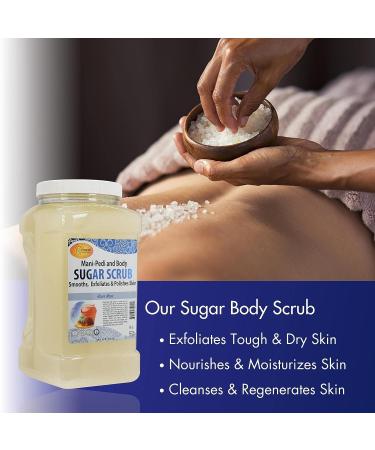 SPA REDI Honey Sugar Body Scrub 128 Oz - Exfoliating, Moisturizing, Hydrating and Nourishing for Glowing, Polished, Smooth Skin - Buy Online on GoSupps.com