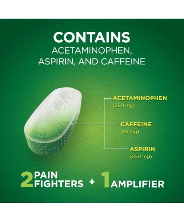 Excedrin Extra Strength Pain Relief Caplets - 24 Count | Headache Relief - Buy Online on GoSupps.com