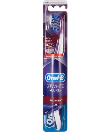Buy Oral-B 3D White Luxe Pro-Flex Manual Toothbrush - Medium | Best International Shipping - Buy Online on GoSupps.com