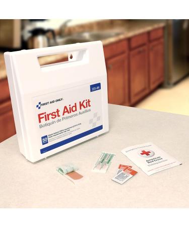 First Aid Only 225-AN 50-Person OSHA-Compliant Emergency Kit - 195 Pieces - Buy Online on GoSupps.com