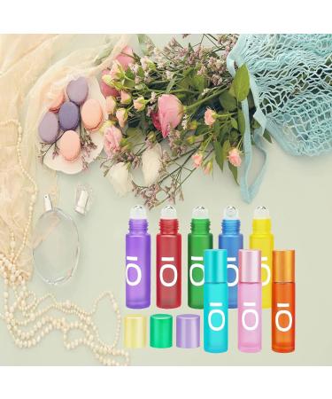 24PCS Refillable 10ml Glass Roller Bottles for Essential Oils & Aromatherapy - Travel-Friendly Roll-On Containers - Buy Online on GoSupps.com