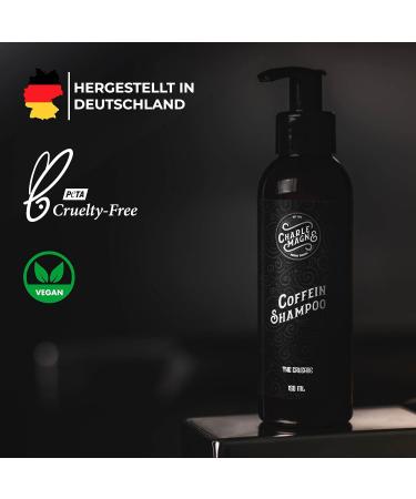 Charlemagne Caffeine Shampoo for Men - Anti Hair Loss & Hair Growth - 200ml Pump Dispenser - Buy Online on GoSupps.com