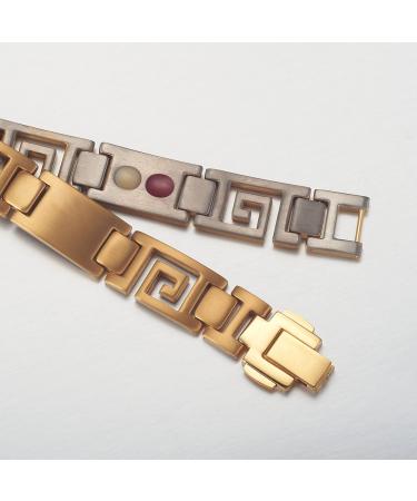 EnerMagiX Titanium Magnetic Bracelet for Men & Women - Stainless Steel Magnetic Bracelets for Father's Day Gift - Buy Online on GoSupps.com