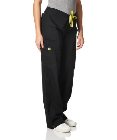 WonderWink Women's Origins Sierra Scrub Pant XL Petite Black - Buy Online on GoSupps.com