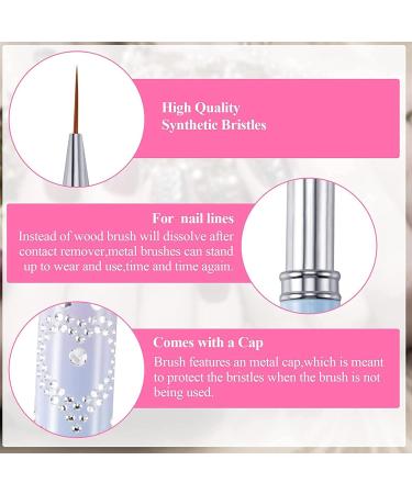 Nail Dotting Tool Set Manicure Liner Brush Painting Tools Nail Art Polish Pen - Fine Tip Nail Dotting Pen for Salon Home Nail Dotting Outlining Hersil 15 sets - Buy Online on GoSupps.com