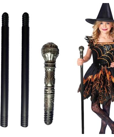 Halloween Prop Stick Pimp Canes Halloween Wand Cane | Halloween King Cosplay Prop Costume Accessories Halloween Theme Supplies for Adults Kids Round-headed Scepter (Random Color) - Buy Online on GoSupps.com