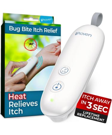 iProven Bug Bite Itch Relief Device Chemical-Free Treatment of Insect Bites and Stings Re-usable Swelling Healer
