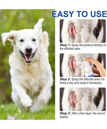 30ml Dog Cat Spray Bandage Plasters Pet Kitten Puppy Wound Healing Liquid Spray Waterproof Breathable Pet Supplies Pet Wound Spray For Cats Pet Wound Spray For Dogs Pet Wound Spray No Lick - Buy Online on GoSupps.com