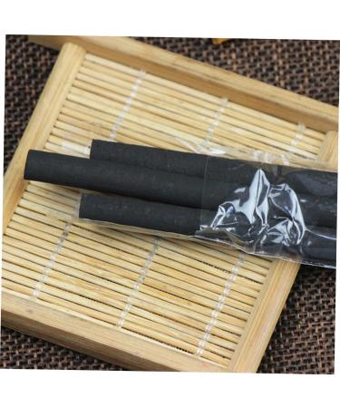 Lurrose 30-Pack Smoke-Free Moxibus Pods & Moxa Roll Burner - Black Moxibustion Sticks for Massage Therapy - Buy Online on GoSupps.com