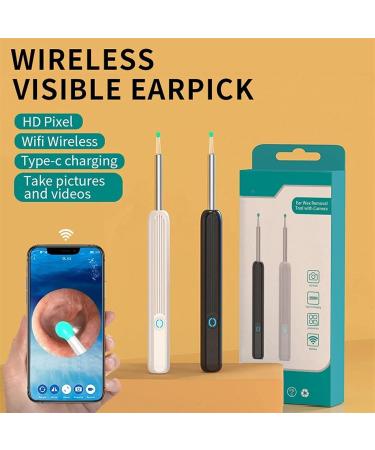 WiFi Ear Cleaner with 1080p HD Camera for iOS/Android - White - Buy Online on GoSupps.com