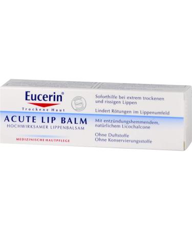 Eucerin Acute Lip Balm 10 ml | Soothing Repair for Dry Lips | Buy Internationally - Buy Online on GoSupps.com