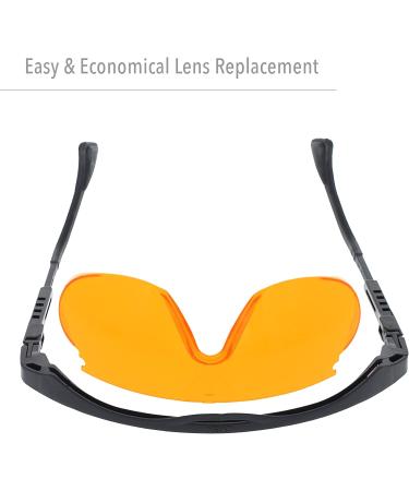 Uvex Skyper Blue Light Blocking Computer Glasses SCT-Orange Lens | S1933X - Buy Online on GoSupps.com