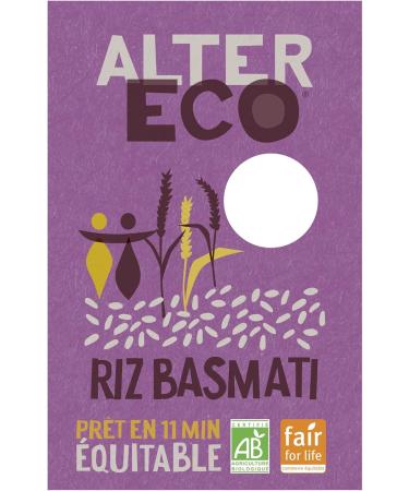 ALTER ECO - Organic Basmati Rice - Fair Trade Rice - Ready in 11 Minutes - 400g - Buy Online on GoSupps.com