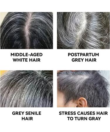  Grgowe 2PC Hair Root Cover-Up Stick Colour Stick Instant Hair Dye Shampoo Quick Dye Waterproof Grey Hair Coverage Natural Colour Dark Brown - Buy Online on GoSupps.com