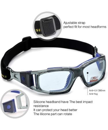 Pellor Safety Goggles - Anti-fog Eye Protection Sports Eyewear in Blue - Buy Online on GoSupps.com