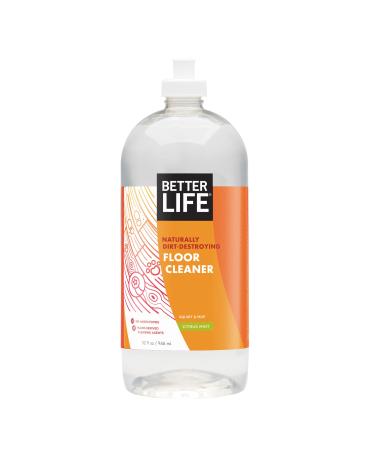 Better Life Natural Floor Cleaner, Citrus Mint, 32 oz, Package may vary 32 Fl Oz (Pack of 1)