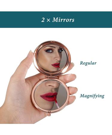 Sister Gifts Compact Mirror - Birthday, Christmas, Graduation, Wedding, Valentines - For Women, Sisters, Best Friends, Secret Sisters, Nieces, Brides - Buy Online on GoSupps.com