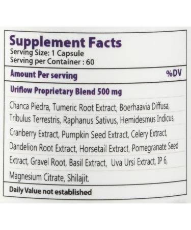 Uriflow Natural Therapy for Kidney Stones - 180 Capsules - Buy Online on GoSupps.com