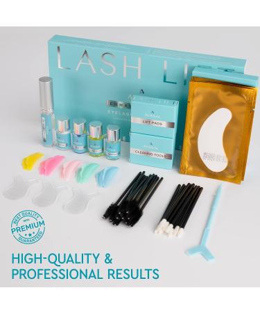 AYASAL Lash Lift Kit - 2023 Upgraded Eyelash Perm for 6 Weeks | Professional Semi-Permanent Eyelash Kit for Salon & Home Use - Buy Online on GoSupps.com