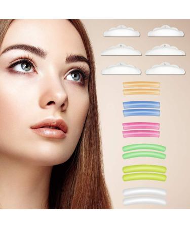 44pcs Eyelash Perming Curler Shield Pads Kit 12 Pair 6 Sizes Lash Lift Pads Silicone 12 Pack Eye Gel Pad Patches with 2 Pieces Y Shape Brushes and 3 Pair Lash Lift Rods Pads for Eyelash Lifting - Buy Online on GoSupps.com