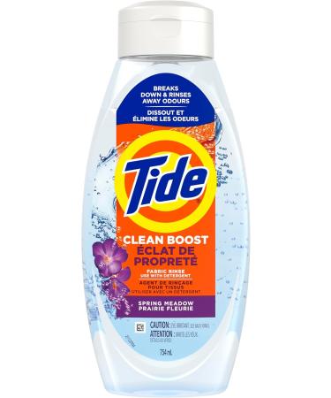 Tide Clean Boost Fabric Rinse Removes Odours and Residues Safe on All Fabrics Free of Dyes and Heavy Perfumes Spring Meadow Scent 754ML 25.5 ml (Pack of 1) - Buy Online on GoSupps.com