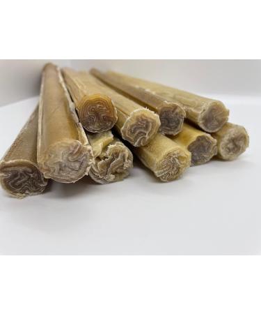 Cattle Ranch Dog Treats Rawhide Stick Chews All Natural Supports Dental Health by Reducing Tartar and Plaque Buildup High in Protein and Low in Fat Stimulates and Entertains by Satisfying Dog s Natural Urge to Chew (10 pk 10"x20mm) - Buy Online on GoSupps.com