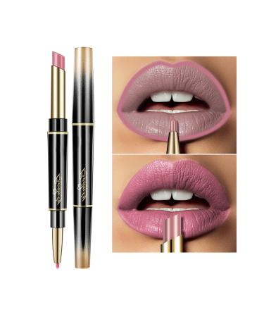Long-lasting Lip Liner Matte Lip Pencil Waterproof Moisturizing Lipsticks Makeup Cosmetics (#06)