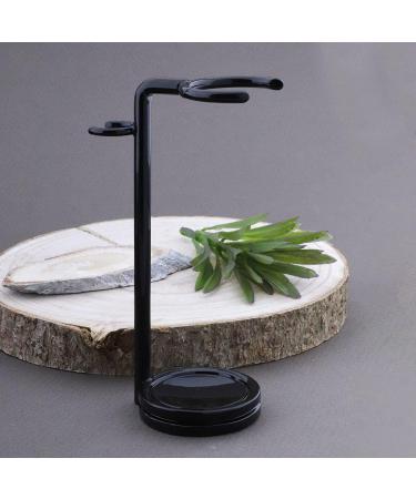 Haryali London Razor Set | Double Edge Razor Plane & Shaving Brush Gift Set - Black Shaving Rack Included | International Shipping Available - Buy Online on GoSupps.com