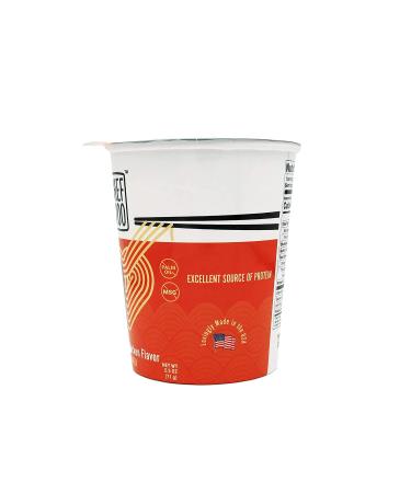 Chef Woo Roasted Chicken Flavor Ramen Cup Noodles 2.5 Oz (Pack of 12) - Vegan, Halal, Kosher Protein Snacks - Buy Online on GoSupps.com