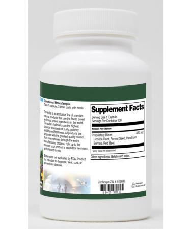 Red Beet Root Combination - Red Beet Licorice Root Fennel and Hawthorn - 450 mg (100 Capsules ZIN: 513688) - Buy Online on GoSupps.com