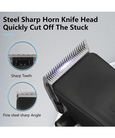 AMULISS Professional Hair Clippers and Zero Gapped Trimmer Kit - Cordless Barber Clipper Set for Men | Rechargeable LCD Display - Black - Buy Online on GoSupps.com