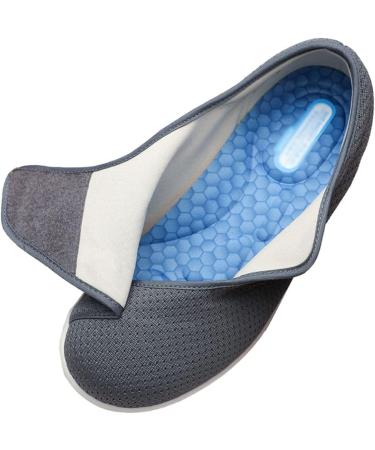 Diabetic Shoes for Women & Men - Wide Fit Medical Shoes for Swollen Feet - Portable & Comfortable - Size 13 Blue - Buy Online on GoSupps.com