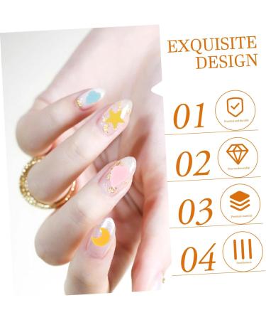 Healeved 4pcs 1 Nail Art Polymer Clay Polymer Clay Beads Sticker for Nails Diy Nail Art Decoration Nail Jewelry Polymer Sprinkles Phone Cases Nails Stickers Nail Stickers Cosmetic - Buy Online on GoSupps.com