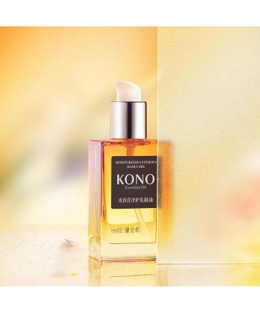 KONO Hair Treatment Oil | Strengthening Moisturizing & Nourishing with Vitamin E & Jojoba Seed Oil - Frizz Control & International Shipping - Buy Online on GoSupps.com