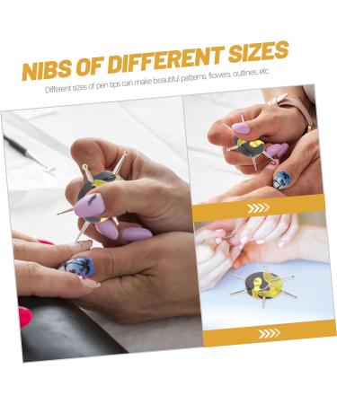 EXCEART Nail Painting DIY Pen Nail Tool Para U as s Nail Art Tools Manicure Supplies Pottery Carving Tool Nail Art Dotting Pen Clay Modeling Tools Manual Aluminum Tube Clay Sculpture - Buy Online on GoSupps.com